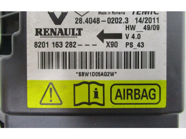 Блок подушек безопасности 8201163282   Renault Sandero I