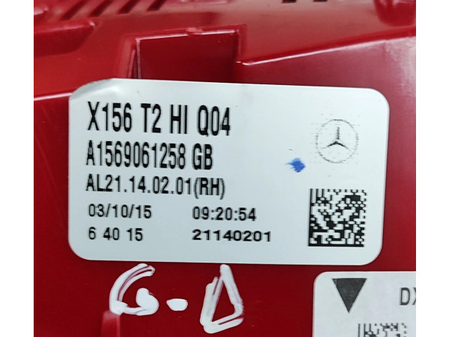 Задний фонарь правый A1569061258    Mercedes-Benz GLA W156   2013-2019 года