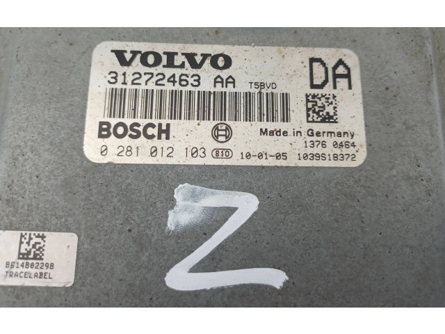 Řídící jednotka 31272463AA, 0281012103   Volvo XC90 2010