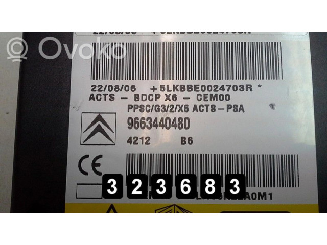Řídící jednotka 9663440480   Citroen C6 2007