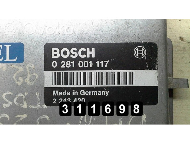 Řídící jednotka 0281001119   BMW 5 E34 1992