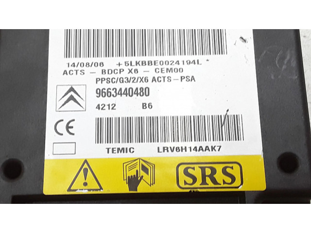 Блок подушек безопасности 9663440480   Citroen C6