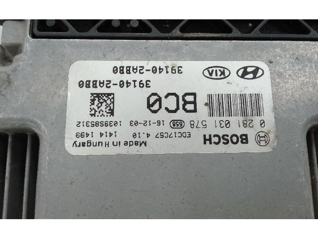 Řídící jednotka 0281031578   Hyundai Tucson IV NX4 2015