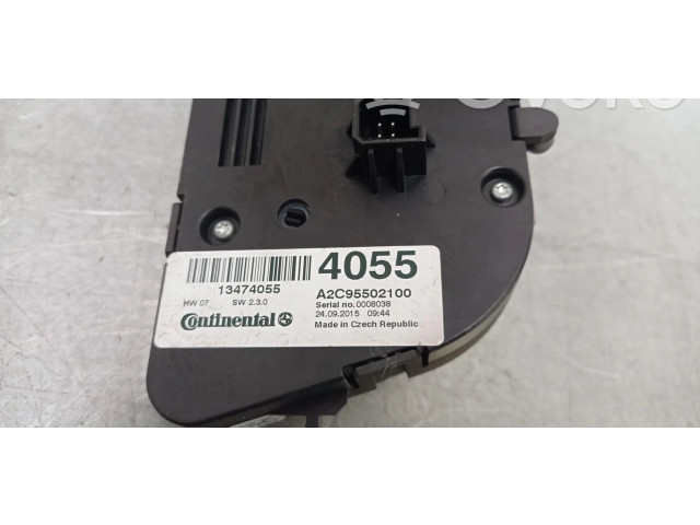 Блок управления климат-контролем 13474055   Opel Zafira C