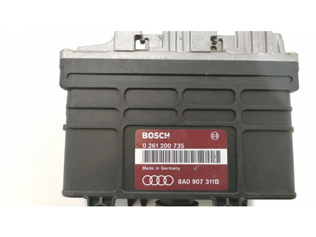 Блок управления двигателя 8A0907311B, 0261200735   Audi 80 90 B3