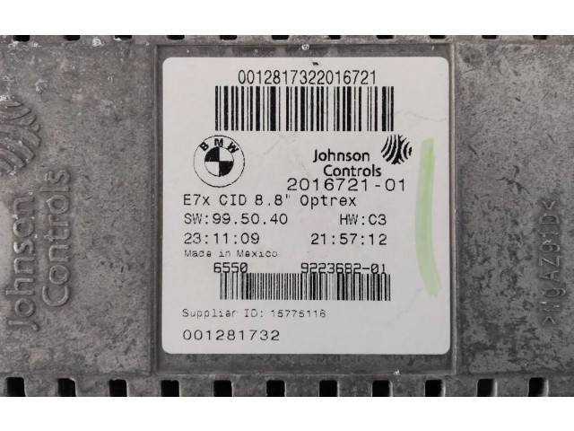 Дисплей    9223682, 001281732   BMW X6 E71