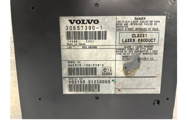Считывающее устройство CD/DVD навигации (GPS) 306573901   Volvo XC90