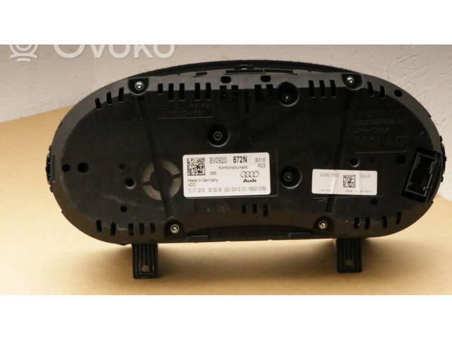 Панель приборов 8V0920872   Audi A3 S3 8V       