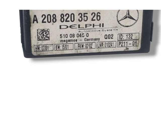 Блок управления сигнализации A2088203526   Mercedes-Benz CLK A208 C208