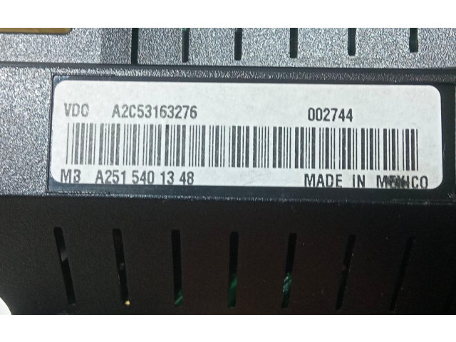 Панель приборов A2515401348   Mercedes-Benz ML W164       