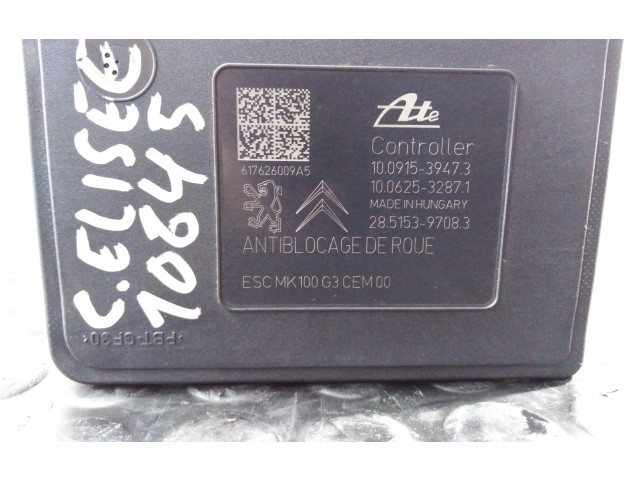 Jednotka ABS 9817031680, 10022008814   Citroen C-Elysée 2017