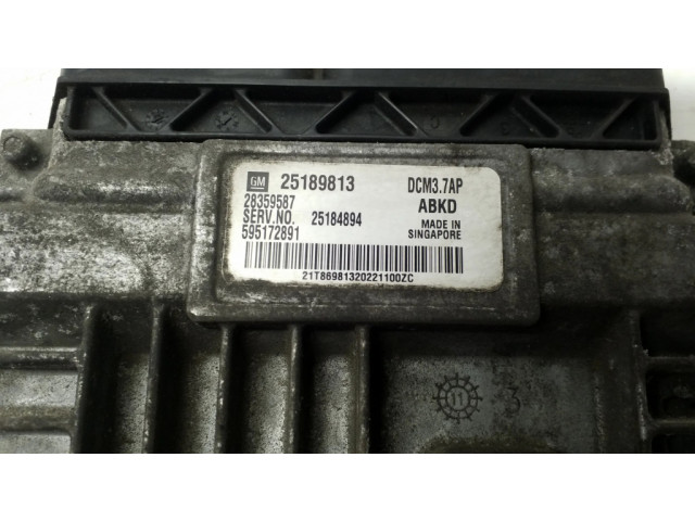 Řídící jednotka 28359587, 25189813   Chevrolet Captiva 2012