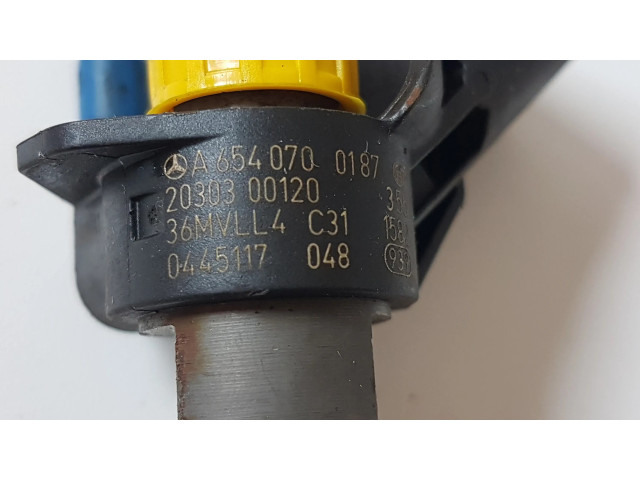 Vstřikovač A6540700187, 0445117048   Mercedes-Benz CLA C118 X118  pro naftový motor 2.0 654920 654920