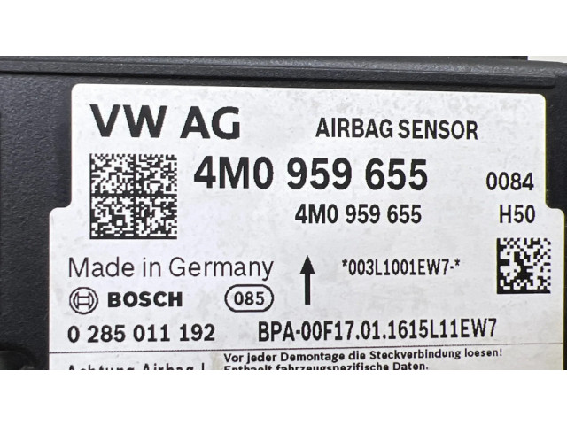 Блок подушек безопасности 4M0959655, 0285011192   Audi Q7 4M