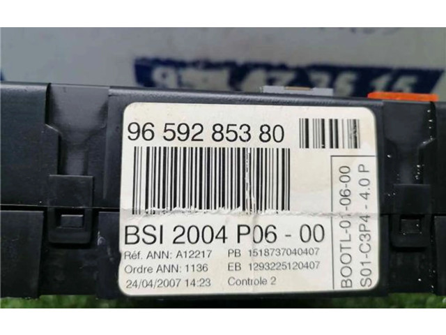   Pojistková skříňka BSI2004P06, 9659285380   Peugeot 207 2007