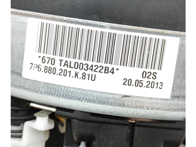 Подушка безопасности водителя 7P6880201K   Volkswagen Touareg II