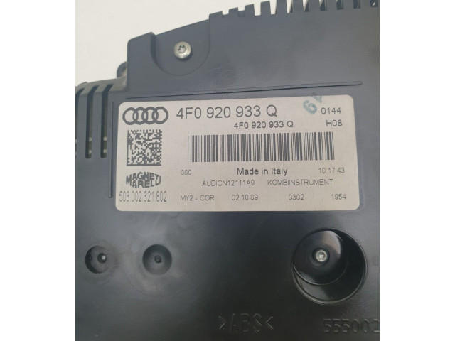 Přístrojová deska  Audi A6 S6 C6 4F 2010 4F0920933Q  