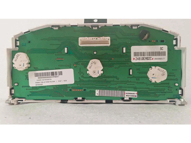 Přístrojová deska  Nissan Tiida C11 2007 24810EM02C, A290A007  