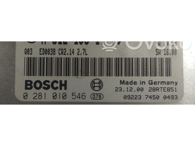 Řídící jednotka A6121531779, A6121531779   Mercedes-Benz ML W163 2004