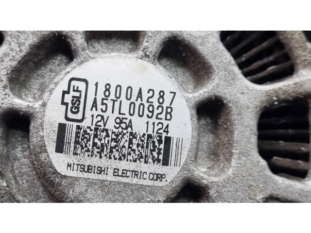 Генератор 1800A287, A5TL0092B   Mitsubishi ASX 1.6     