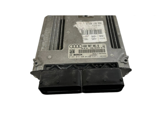 Блок управления двигателя 4G0907401Q, 4G0907401   Audi A6 S6 C7 4G