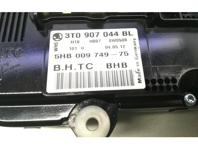 Блок управления климат-контролем 3T0907044BL, 5HB009749   Skoda Superb B6 (3T)