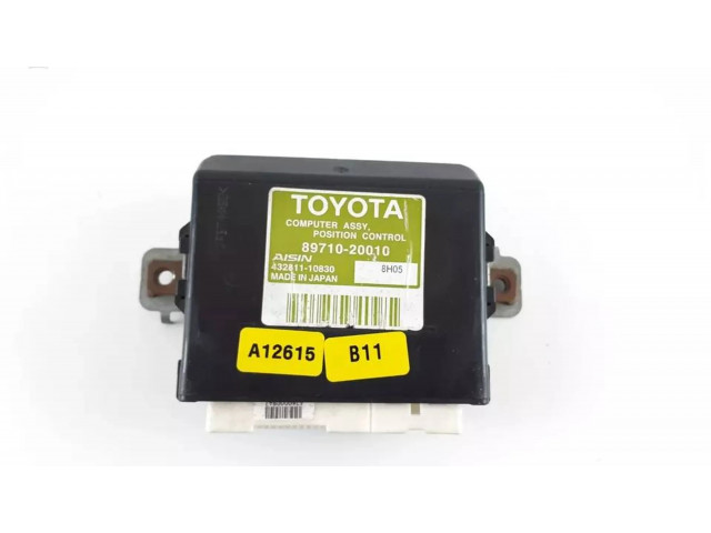 Блок управления 89710-20010, 432811-10830   Toyota Avensis T270