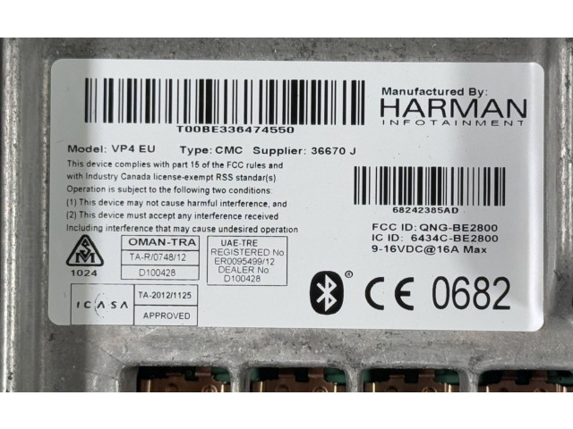 Дисплей    68242385AD, 68242385AD   Jeep Grand Cherokee