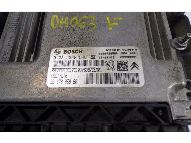 Řídící jednotka 1610190180, 9807885980   Peugeot 2008 I 2013