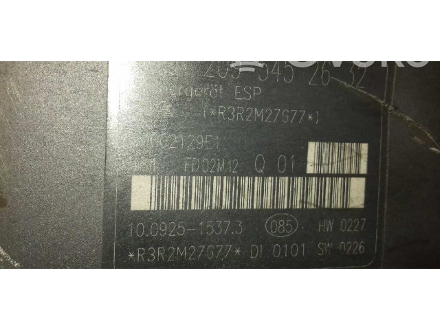 Jednotka ABS A2095452632, A2034310912   Mercedes-Benz C W203 2003
