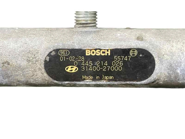Vstřikovací lišta 3140027000, 31400-27000   Hyundai Santa Fe    D4EA 