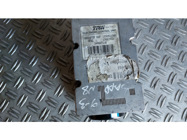 Блок АБС 13509215AB, 13663913   Saab  9-3 Ver2  2003-2007 года