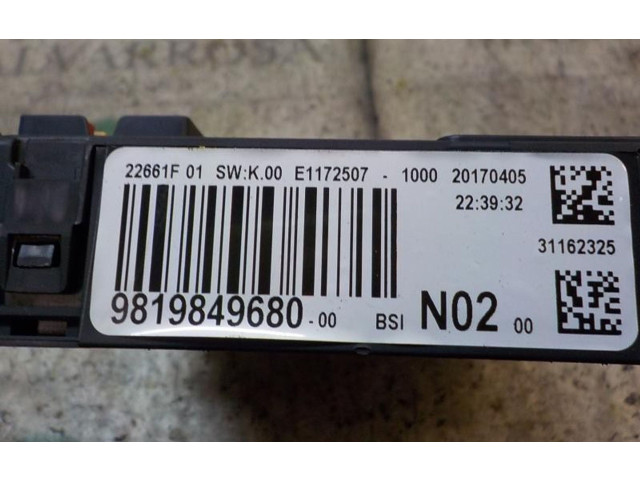 Модуль управления BSM 1612139080, 9819849680   Citroen C4 Cactus    