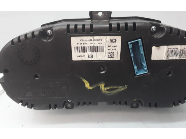 Přístrojová deska  Seat Ibiza IV (6J,6P)  6J0920804H  