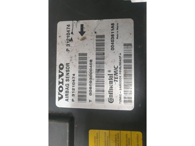 Блок подушек безопасности 31210474, 00403611A8   Volvo S80