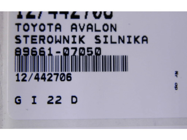 Řídící jednotka 89661-07050, 89661-07050   Toyota Avalon XX10 1995