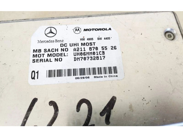 Блок управления a2118705526   Mercedes-Benz ML W164