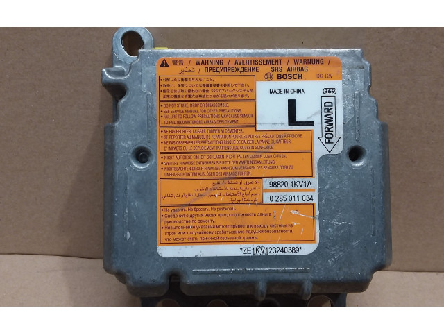 Блок подушек безопасности 988201KV1A, 0285011034   Nissan Juke I F15