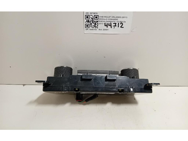 Блок управления климат-контролем 3870578, 3870578   Chevrolet Orlando