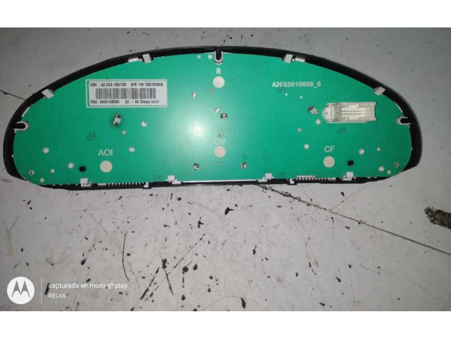 Přístrojová deska  Peugeot 207 CC  9658138580  