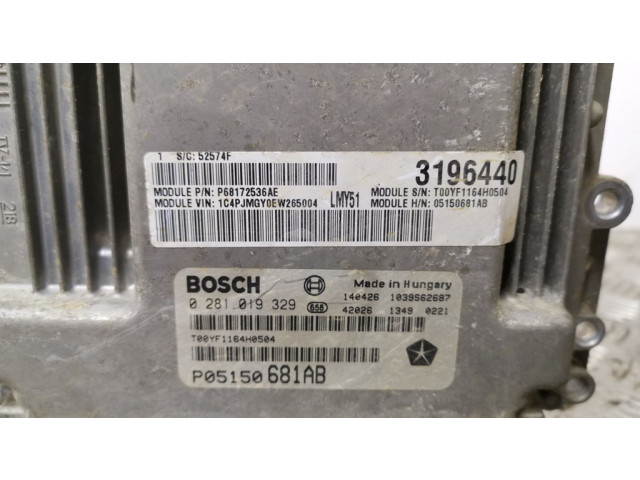 Řídící jednotka P05150681AB   Jeep Cherokee 2017