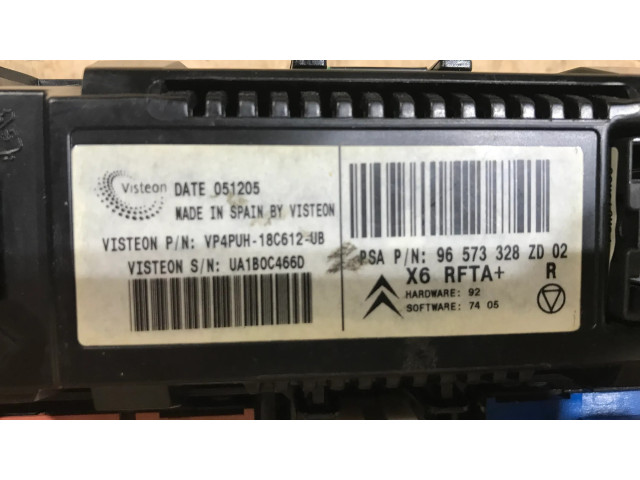 Блок управления климат-контролем 96573328ZD, 96498317XT   Citroen C6