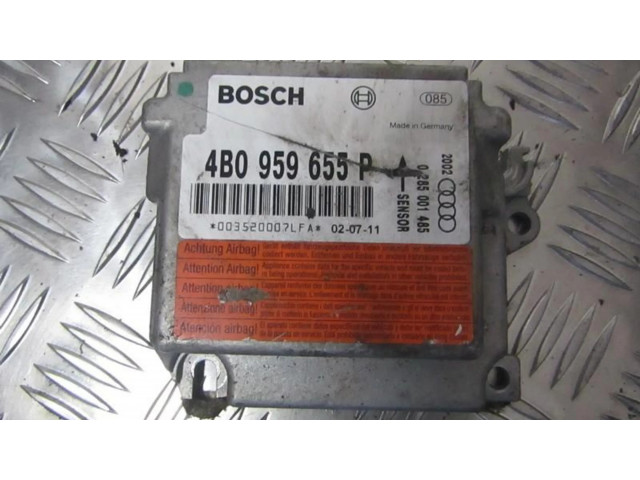 Блок подушек безопасности 4B0959655P, 0285001485   Audi A6 S6 C5 4B