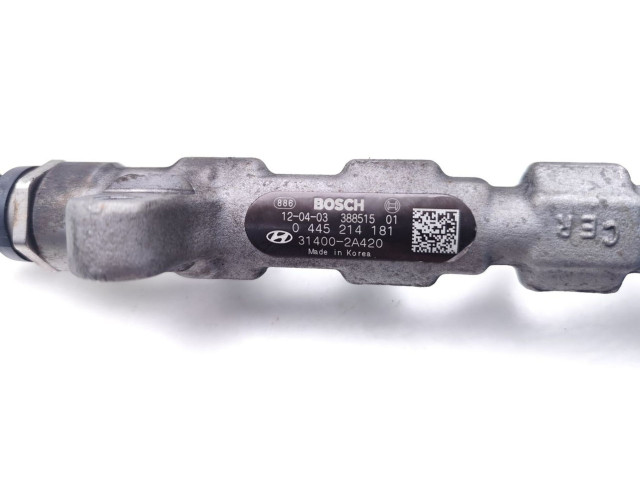 Vstřikovací lišta 31400-2A420, 0445214181   KIA Soul    D4FB 