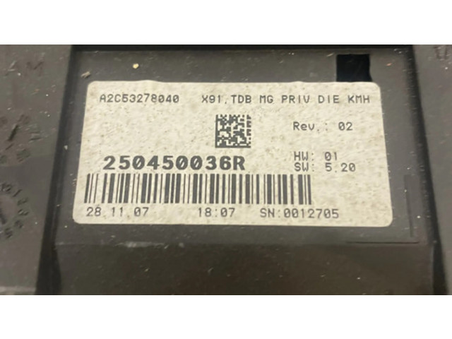 Панель приборов 250450036R   Renault Laguna III       