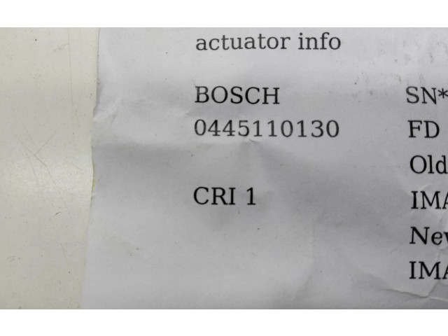Vstřikovač 0445110130   Land Rover Freelander     