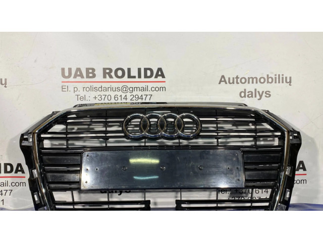 Верхняя решётка Audi A3 S3 8V 2013-2019 года 8V3853651AB      