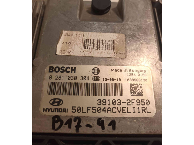 Řídící jednotka 0281030304, 391032F950   Hyundai ix35 2013