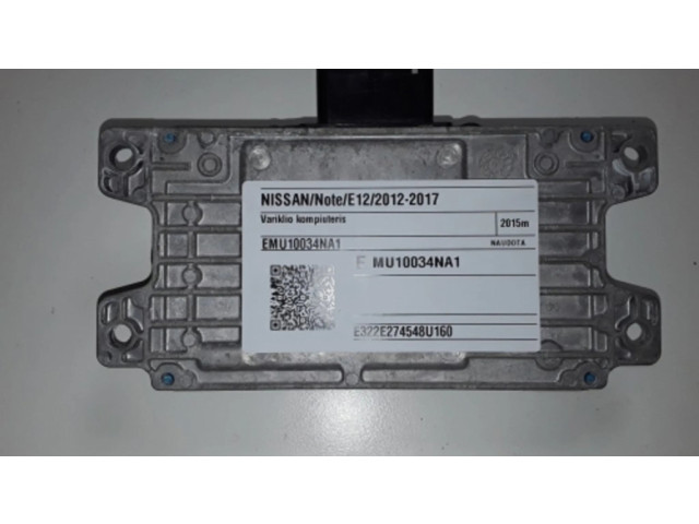 Řídící jednotka EMU10034NA1   Nissan Note (E12) 2014