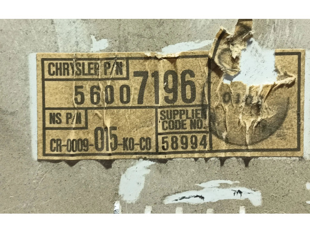 Přístrojová deska  Jeep Cherokee 1995 5DF57MA8, 56007196  